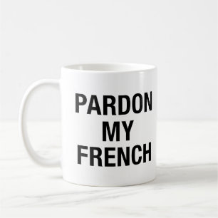 申し訳フランスのない コーヒーマグカップ