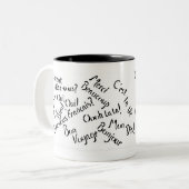 申し訳フランスのない ツートーンマグカップ (正面左)