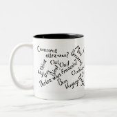 申し訳フランスのない ツートーンマグカップ (左)