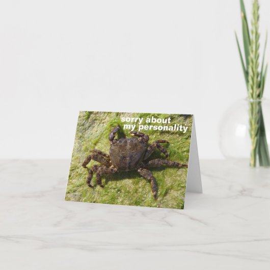 申し訳 カード (正面)