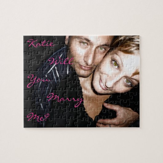 申パーソナライズされた出パズル ジグソーパズル (横)