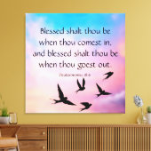 申命記28:6 キャンバスプリント (インサイチュ (リビング))