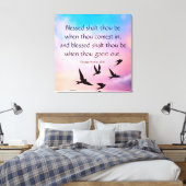 申命記28:6 キャンバスプリント (インサイチュ (寝室))