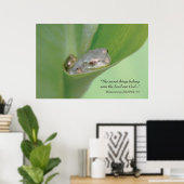 申命記29:29聖なる書物、 経典プリント ポスター (ホームオフィス)