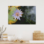 申命記30:19聖なる書物、 経典プリント ポスター (キッチン)