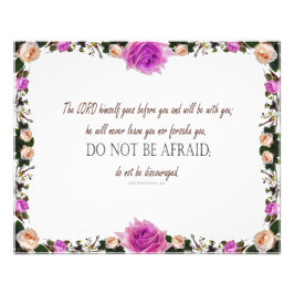 申命記31よ、恐れてはいけない。 フォトプリント           