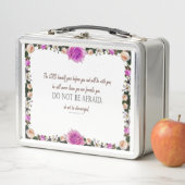 申命記31よ、恐れてはいけない。 メタルランチボックス (インサイチュ)