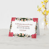 申命記31花葉書は恐れない カード (黄色い花)