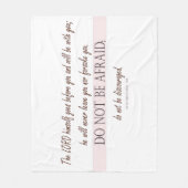 申命記31 フリースブランケット (正面)