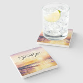 申命記31:6わたしは聖書と共に行くことを恐れてはいけない ストーンコースター (横)