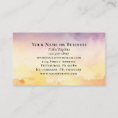 申命記31:6わたしは聖書と共に行くことを恐れてはいけない 名刺 (裏面)