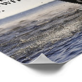 申命記31:6勇敢で強い馬になれ ポスター (角)