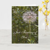 申命記31:6勇気付けられるカード カード (黄色い花)