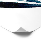 申命記31:6, Bible Verseプリント, Strong ポスター (角)