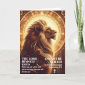 申命記31:8を恐れてはいけない カード (正面)