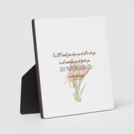 申命記31:8主は先に行く フォトプラーク