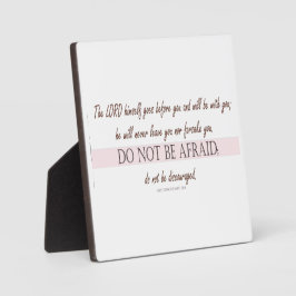 申命記31:8主は先に行く フォトプラーク