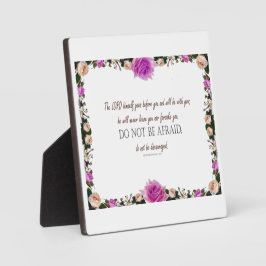 申命記31:8主は先に行く フォトプラーク