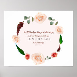 申命記31:8主は先に行く ポスター