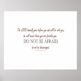 申命記31:8主は先に行く ポスター