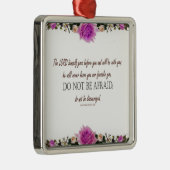 申命記31:8主は先に行く メタルオーナメント (右)