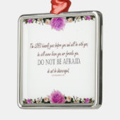 申命記31:8主は先に行く メタルオーナメント (左)