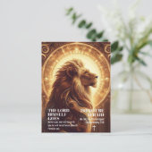 申命記31:8信仰を恐れてはいけない ポストカード (スタンド正面)