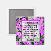 申命記31:8磁石 マグネット (正面/裏面)