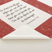 申命記31:8聖書の詩のイメージ シェルパブランケット (3/4)