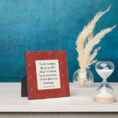 申命記31:8聖書の詩のイメージ フォトプラーク (インサイチュ)