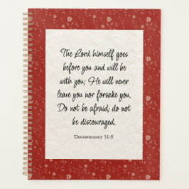 申命記31:8聖書の詩のイメージ プランナー手帳