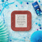 申命記31:8聖書の詩のイメージ ペーパープレート (パーティー)