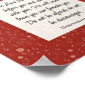 申命記31:8聖書の詩のイメージ ポスター (角)