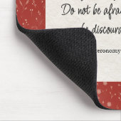 申命記31:8聖書の詩のイメージ マウスパッド (コーナー)