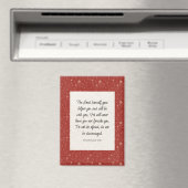 申命記31:8聖書の詩のイメージ マグネット (インサイチュ (食洗機))