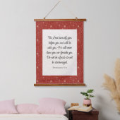 申命記31:8聖書の詩のイメージ 吊り下げ型タペストリー (寝室)