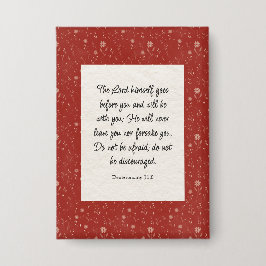 申命記31:8聖書の詩のイメージ 缶バッジ