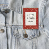 申命記31:8聖書の詩のイメージ 缶バッジ (インサイチュ)