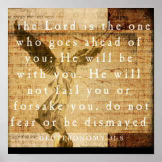 申命記31:8 ポスター