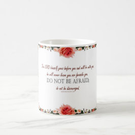 申命記31:8, '恐れてはいけない'フローラマグ モーフィングマグカップ