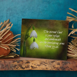 申命記33:26永遠の皈依感動的 フォトプラーク