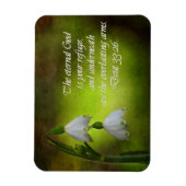 申命記33:26永遠の皈依感動的 マグネット (縦)