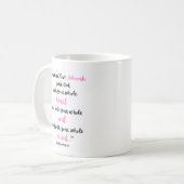 申命記6:5コーヒーマグ コーヒーマグカップ (正面左)