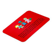 申命記6:6-7そして私が命じるこれらの言葉 マグネット (左側)