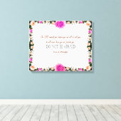 申命記_31，お勧めしない キャンバスプリント (インサイチュ (ウッドフロア))