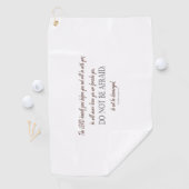 申命記_31:8 ゴルフタオル (インサイチュ)