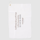 申命記_31:8 ゴルフタオル (正面)