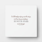 申命記_31:8 フォトプラーク (正面)