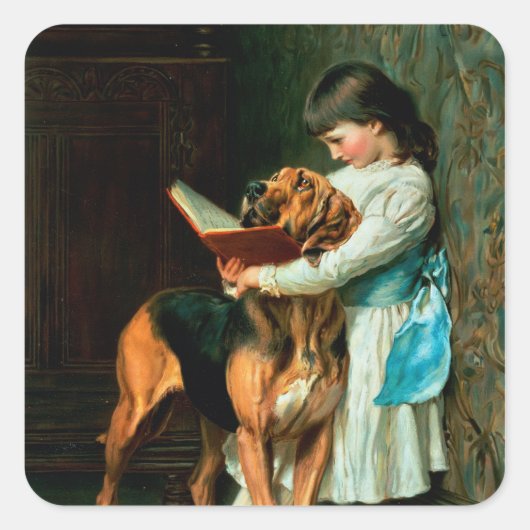 男いけなの子または義務教育 スクエアシール (正面)