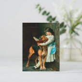 男いけなの子または義務教育 ポストカード (スタンド正面)